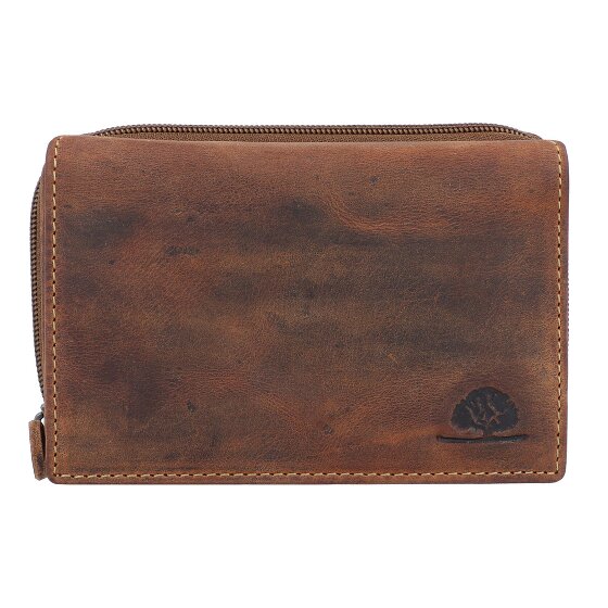 Greenburry Vintage Portemonnee RFID Leer 14 cm
