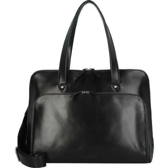 Leonhard Heyden Cambridge Schoudertas Leer 41 cm Laptopcompartiment