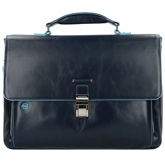 Piquadro Blue Square Briefcase II Leather 40 cm Laptopcompartiment
