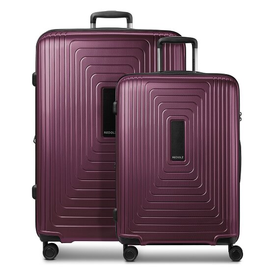 Redolz Essentials 14 Kofferset met 4 wielen, M+L, met uitbreidingsplooi