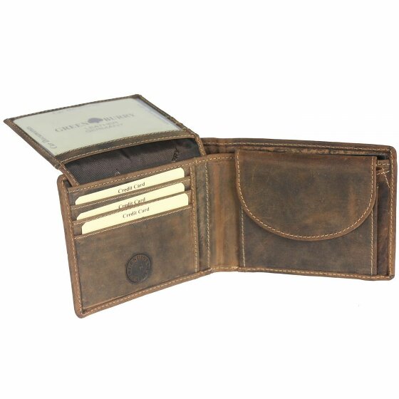 Greenburry Vintage portemonnee leer 12,5 cm