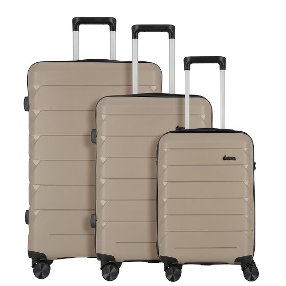 d&n Travel Line 4100 4 wielen Kofferset 3-delig
