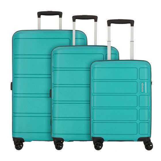 American Tourister summer splash 4 wielen Kofferset 3-delig
