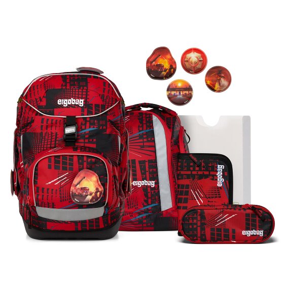 Ergobag Set rugzakken 6 st. incl. klittenbandset