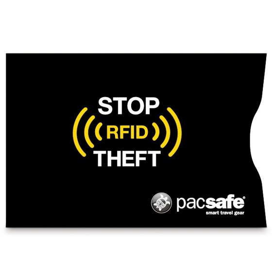 Pacsafe RFIDsafe Kaartbeschermingshoesjes Set van 2 10 cm