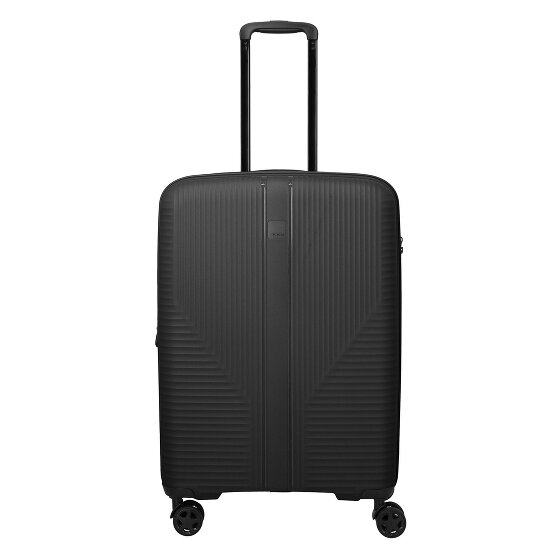 Travelite Air Stripe 4 wielen Trolley M 66 cm met uitbreidingsplooi