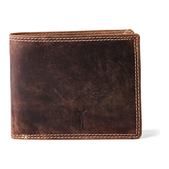 Jack Kinsky Baltimore 101 Portemonnee RFID-bescherming Leer 13 cm
