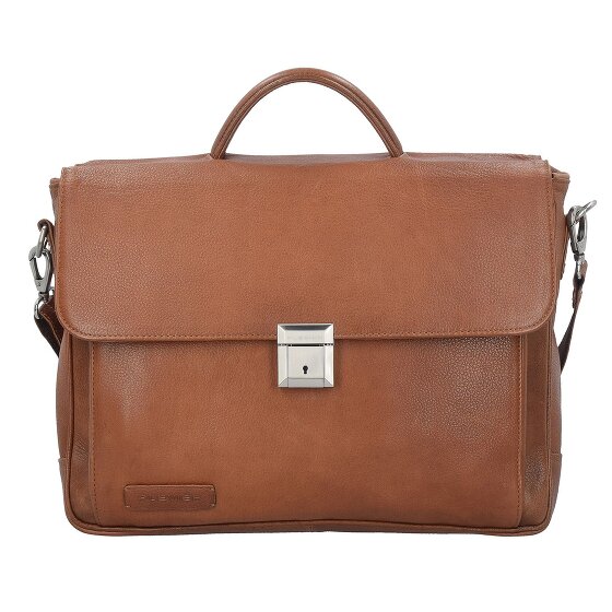 Plevier 400-serie aktetas leder 40 cm Laptopcompartiment