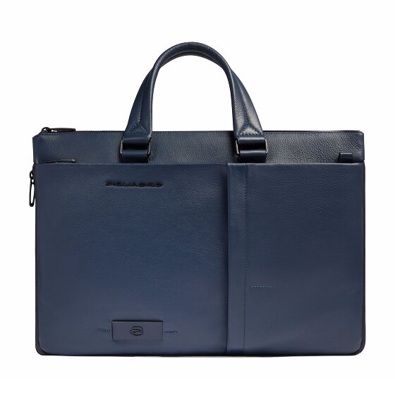 Piquadro Russel Koffer RFID-bescherming Leer 42 cm Laptop compartiment