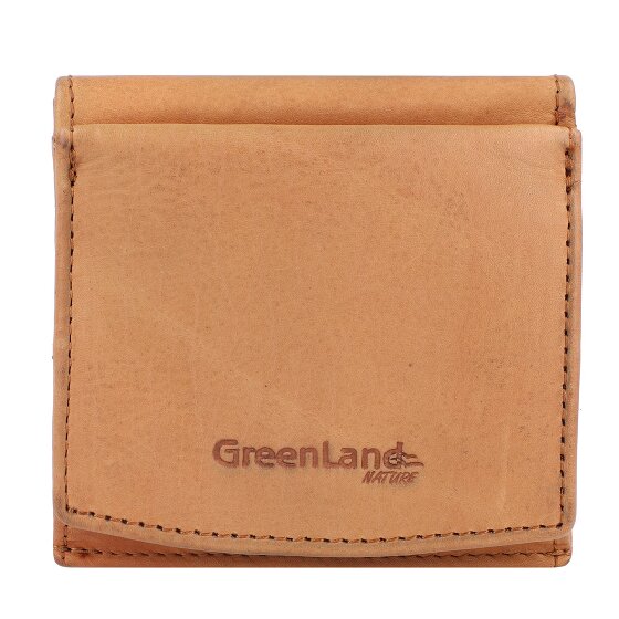 Greenland Nature GreenLand NATURE Portemonnee RFID-bescherming Leer 10 cm
