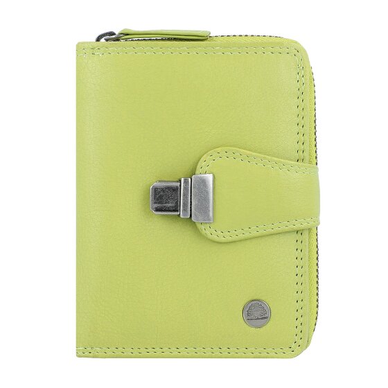 Greenburry Sponsachtig portefeuille leer 9 cm