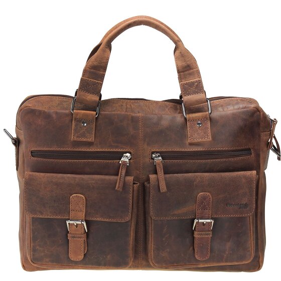 Greenland Nature Montana aktetas Leer 43 cm Laptopvak