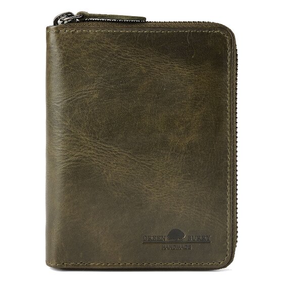 Greenburry Newport Portemonnee RFID-bescherming Leder 13 cm