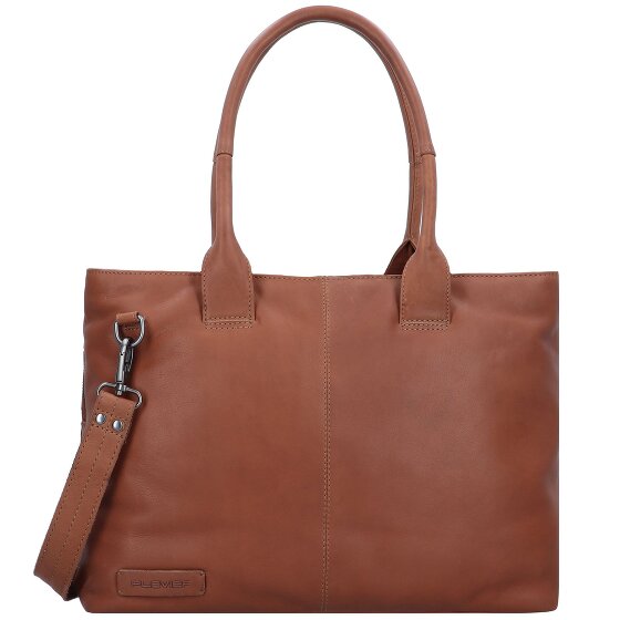 Plevier Structure Antilla Schoudertas RFID-bescherming Leer 40 cm Laptop compartiment