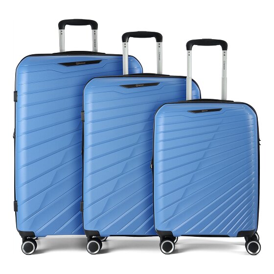 Benzi 5808 4 wielen Kofferset 3-delig met uitbreidingsplooi