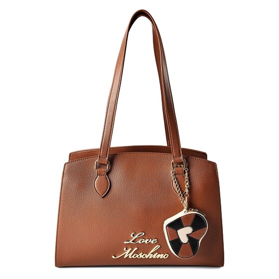 Love Moschino Heart Charm Schoudertas Leer 35 cm