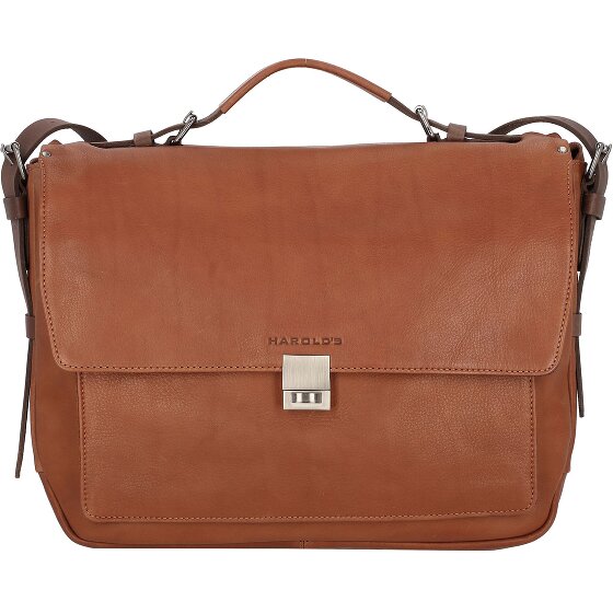 Harold's Ivy Lane aktetas leer 37 cm Laptopcompartiment
