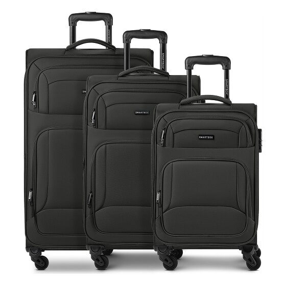 Smartbox Edition 04 4 wielen Kofferset 3-delig met uitbreidingsplooi