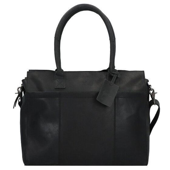 Burkely Vintage Doris Schoudertas Leder 39 cm Laptopcompartiment