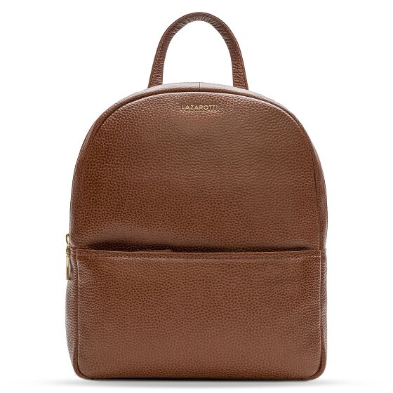 Lazarotti Bologna Leather Stad rugzak Leer 31 cm