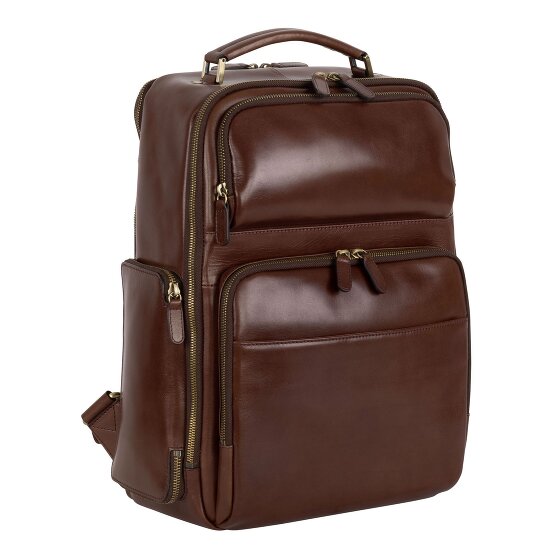 Leonhard Heyden Cambridge Rugzak Leer 42 cm Laptopvak