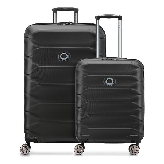 Delsey Paris Meteor-kofferset met 4 wielen, maten S en L, met uitbreidingsplooi