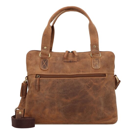 Greenburry Vintage aktetas Leer 37 cm Laptopcompartiment