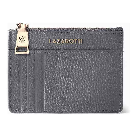 Lazarotti Bologna Leren sleutelhanger Kaarthouder leer 11,5 cm met air tag compartiment