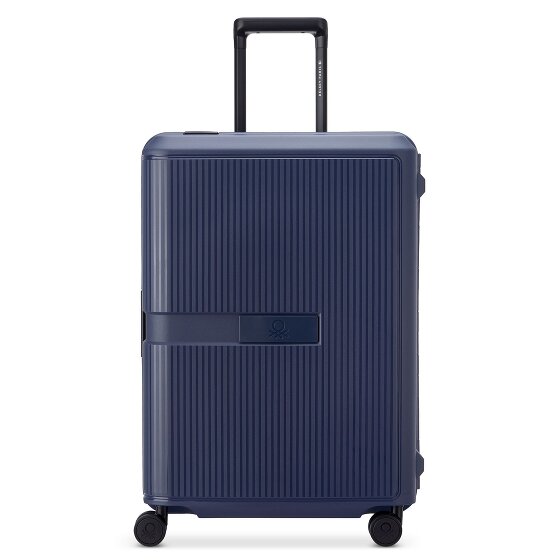 Delsey Paris x United Colors of Benetton Colour Block harde 4-wiel trolley 67 cm