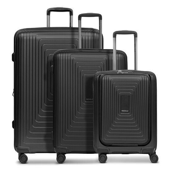 Redolz Essentials 14 4 wielen Kofferset 3-delig met uitbreidingsplooi