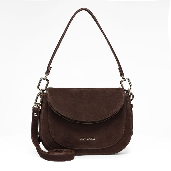 Hey Marly Big Sister Suede Schoudertas S Leer 25 cm