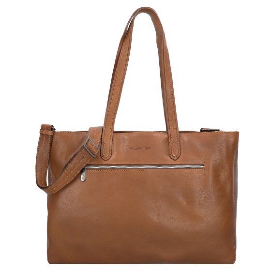 Plevier Power Shopper Tas Leer 43.5 cm Laptop compartiment