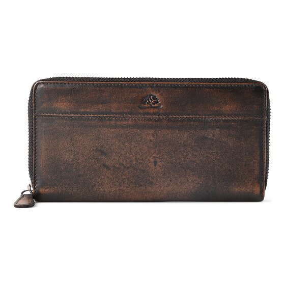 Greenburry Destressed Portemonnee RFID-bescherming Leer 19 cm