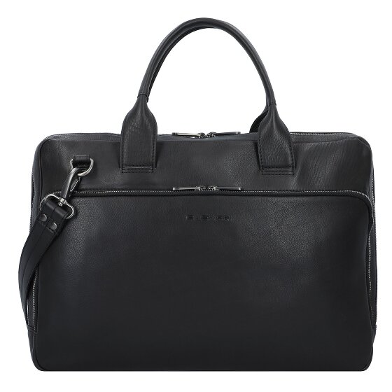 Plevier Vintage Larry Koffer Leer 40 cm Laptop compartiment