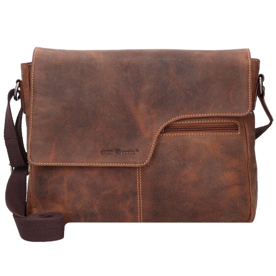 Greenburry Vintage Originele Schoudertas Leder 32 cm