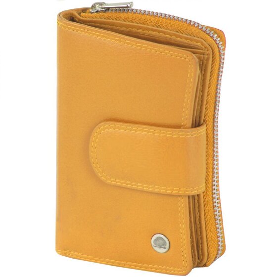 Greenburry Sponsachtig portefeuille leer 8,5 cm