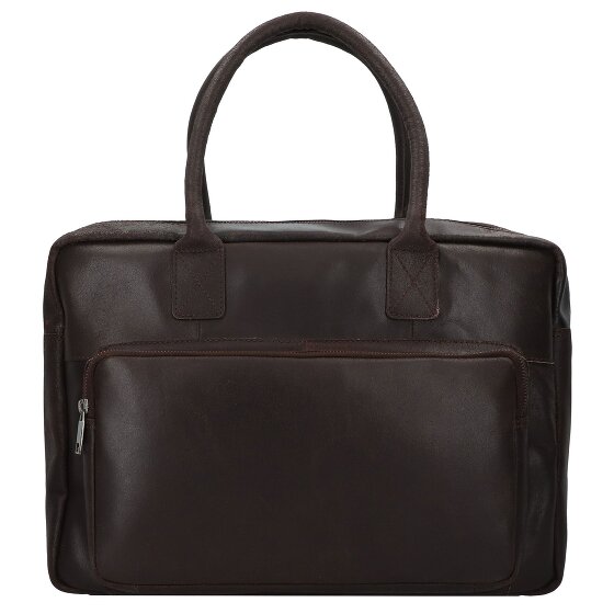 Burkely Vintage Mitch Aktetas Leer 39 cm Laptopcompartiment