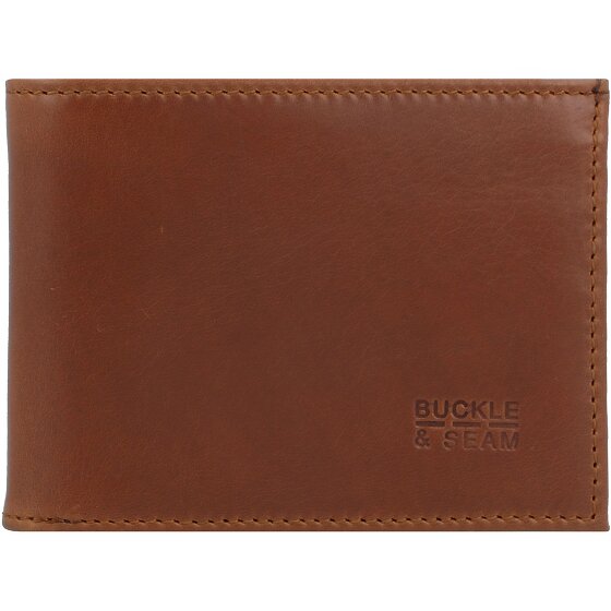 Buckle & Seam Rekeningportefeuille Leer 11,5 cm