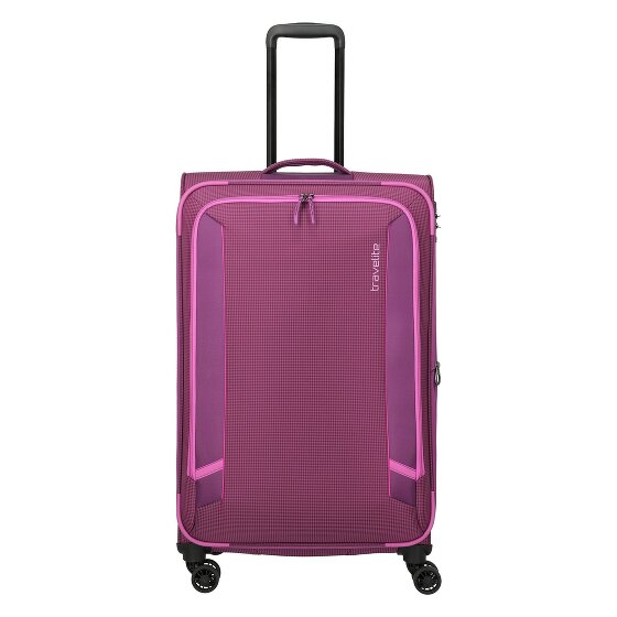 Travelite Corsiica 4 wielen Trolley L 77 cm met uitbreidingsplooi