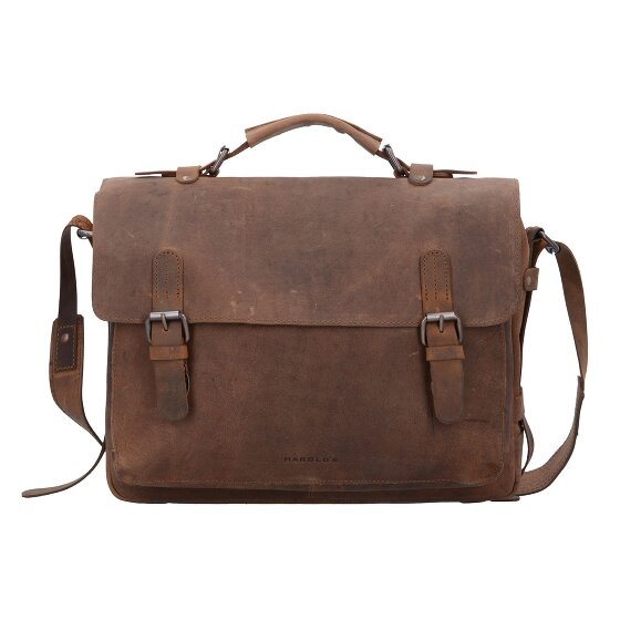 Harold's Antieke aktetas Leer 38 cm
