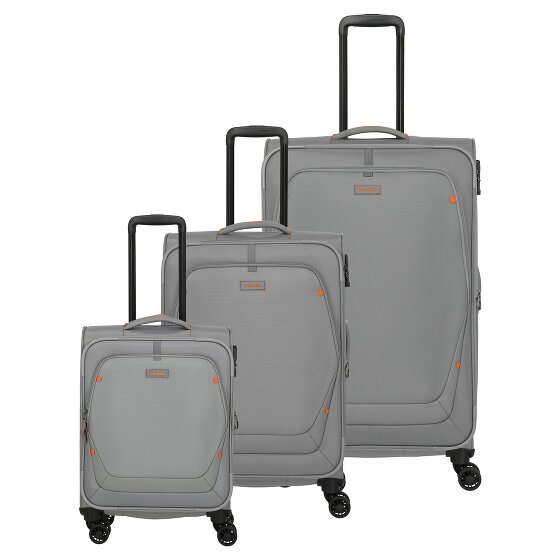 Travelite Umbria 4 wielen Kofferset 3-delig met uitbreidingsplooi