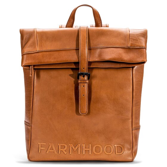Farmhood Memphis Dagrugzak Leer 41 cm Laptop compartiment