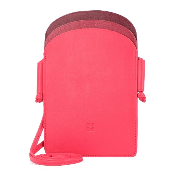 DuDu Kleurrijke Minorca mobiele tas leer 12 cm