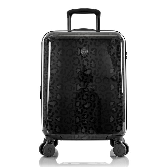 Heys Black Camo 4 wielen Cabinewagen S 53 cm met uitbreidingsplooi