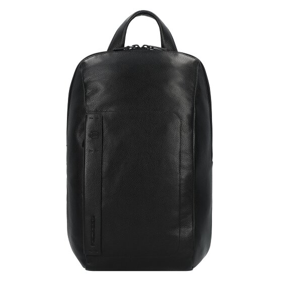 Piquadro P15S Dagrugzak Leer 40 cm Laptop compartiment