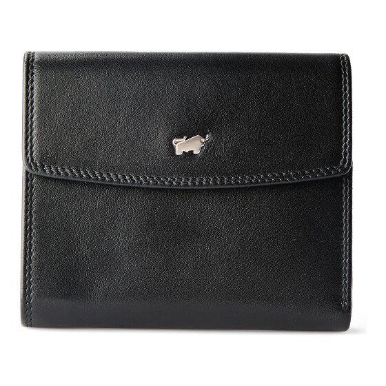 Braun Büffel Golf 3.0 Portemonnee RFID-bescherming Leer 12 cm