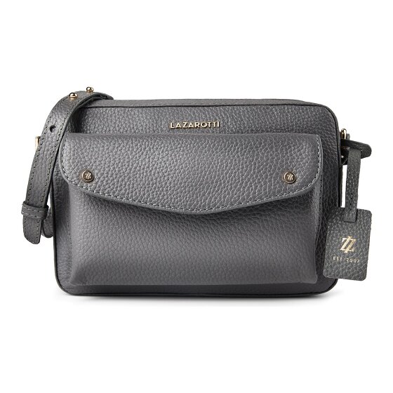 Lazarotti Bologna Leather Crossbody tas Leder 21 cm