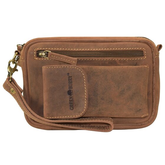 Greenburry Vintage mannen leren tas 22 cm
