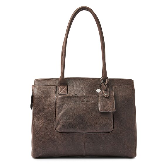 Castelijn & Beerens Carisma Schoudertas RFID Leer 38 cm Laptopcompartiment