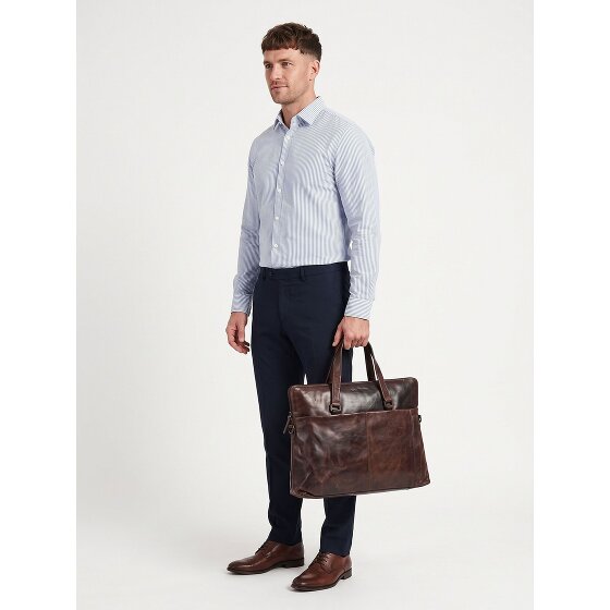 Greenburry Newport Aktentas Leder 39 cm Laptopvak